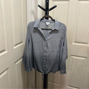 J. Jill Light Gray Blouse